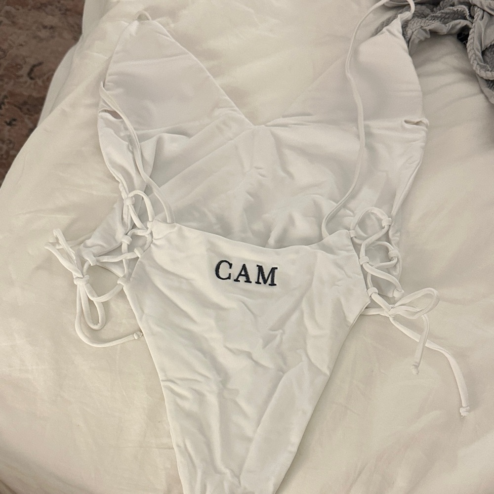 Custom White Sexy Swimsuit